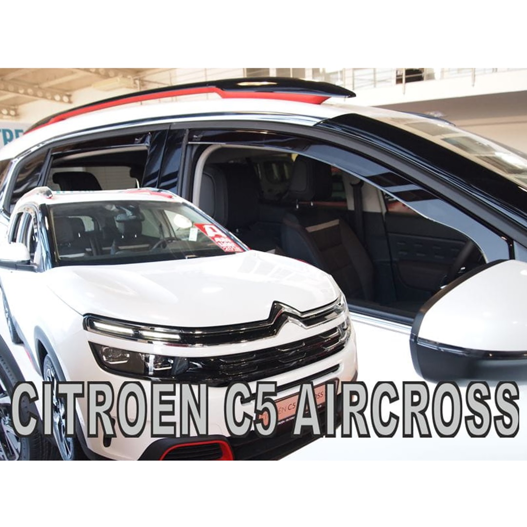 ΑΝΕΜSET12272 ΑΝΕΜΟΘΡΑΥΣΤΕΣ ΓΙΑ CITROEN C5 AIRCROSS 5D 2019+ ΣΕΤ ΑΥΤΟΚΙΝΗΤΟΥ ΑΠΟ ΕΥΚΑΜΠΤΟ ΦΙΜΕ ΠΛΑΣΤΙΚΟ HEKO - 4 ΤΕΜ. - Image 1