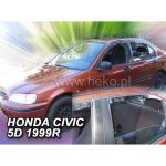 ΑΝΕΜΟΘΡΑΥΣΤΕΣ ΓΙΑ HONDA CIVIC 5D HB/LTB/COMBI 1995-2000 ΣΕΤ ΑΥΤΟΚΙΝΗΤΟΥ ΑΠΟ ΕΥΚΑΜΠΤΟ ΦΙΜΕ ΠΛΑΣΤΙΚΟ HEKO - 4 ΤΕΜ.