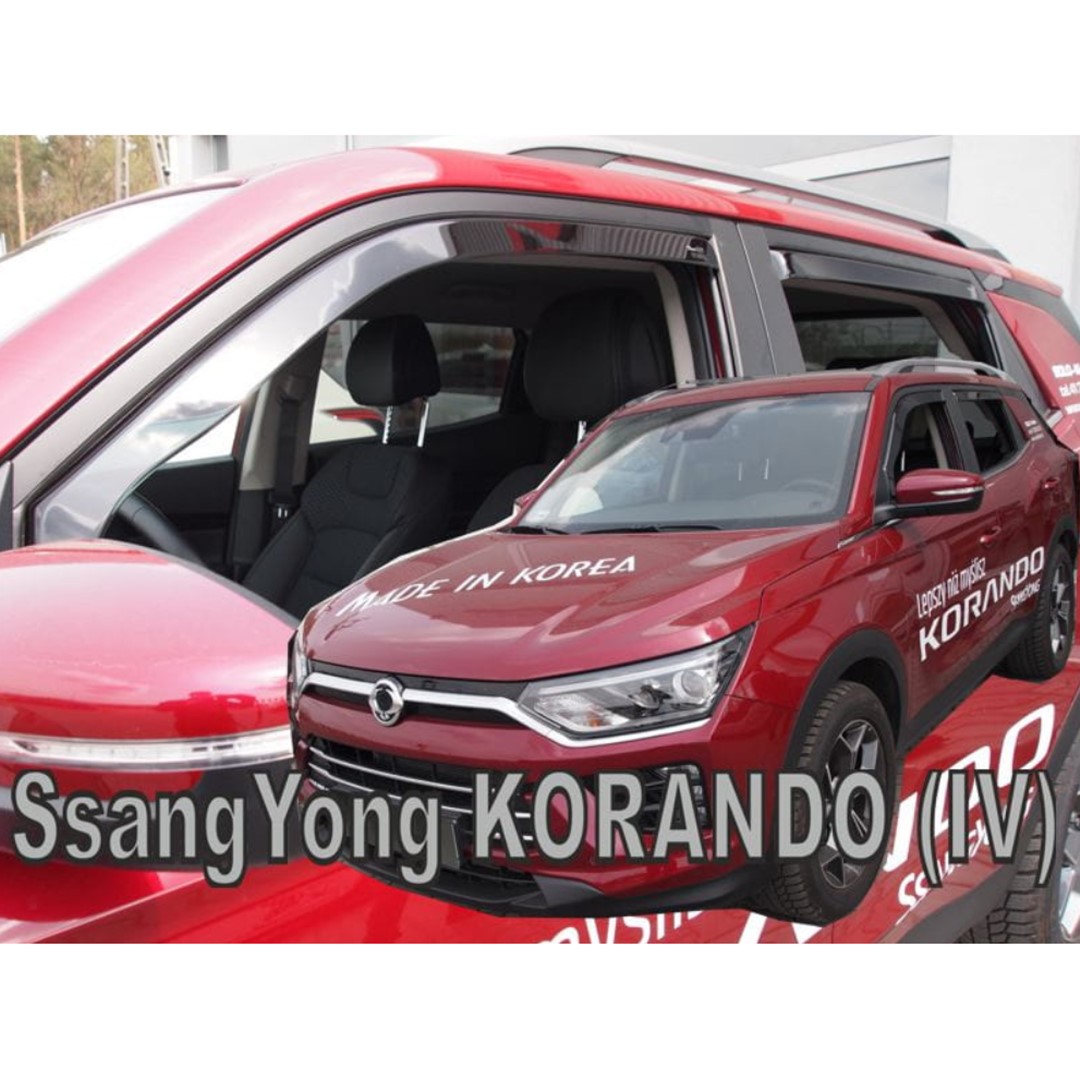 ΑΝΕΜSET28915 ΑΝΕΜΟΘΡΑΥΣΤΕΣ ΓΙΑ SSANGYONG KORANDO 5D 2019+ ΣΕΤ ΑΥΤΟΚΙΝΗΤΟΥ ΑΠΟ ΕΥΚΑΜΠΤΟ ΦΙΜΕ ΠΛΑΣΤΙΚΟ HEKO - 4 ΤΕΜ. - Image 1