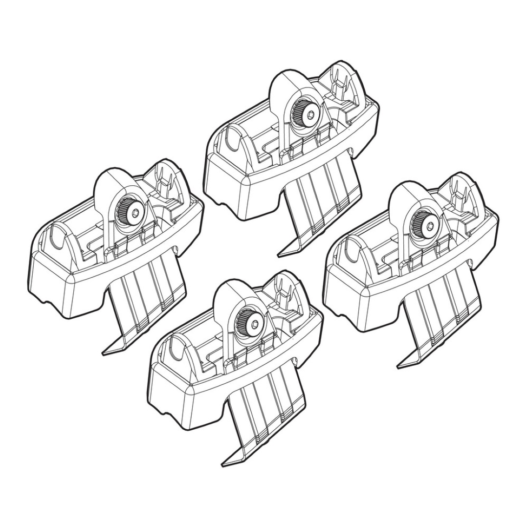 ΧΕLN21182-1 ΑΚΡΑ ΓΙΑ ΜΠΑΡΕΣ NORDRIVE ΓΙΑ SKODA RAPID SPACEBACK 11/13+ KIT - Image 1