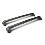 ΜΠΑΡΕΣ ΟΡΟΦΗΣ ΑΛΟΥΜΙΝΙΟΥ ΜΑΥΡΗ YAKIMA FLUSH BAR STANDARD 115cm ΜΕ ΚΛΕΙΔΙ - 2 TEM.